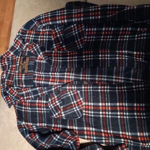 Comfort outfitter shirt long sleeve multicolor Plaid unisex